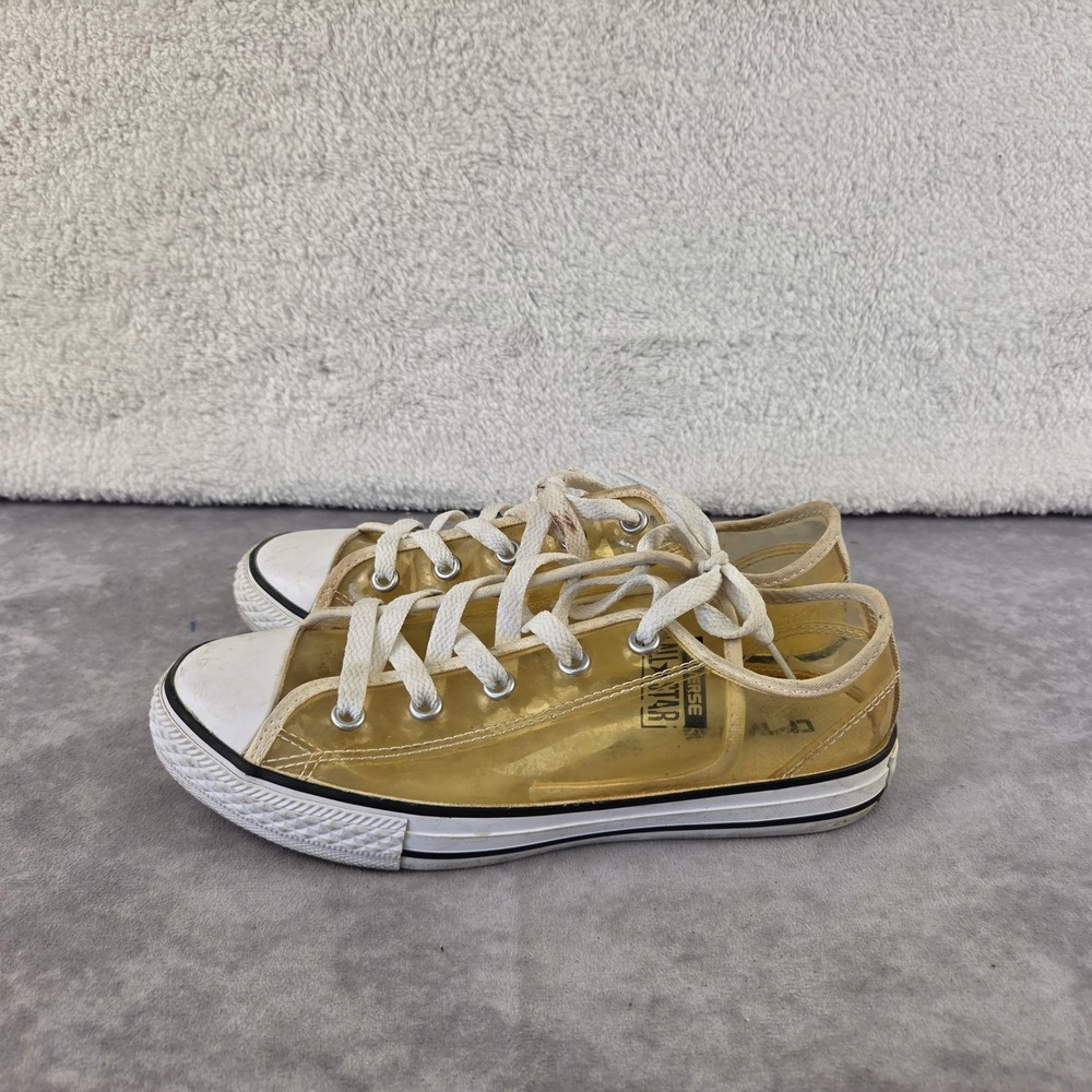 Converse Chuck Taylor All Star Low Top Translucent Yellow Youth Shoes 348633C